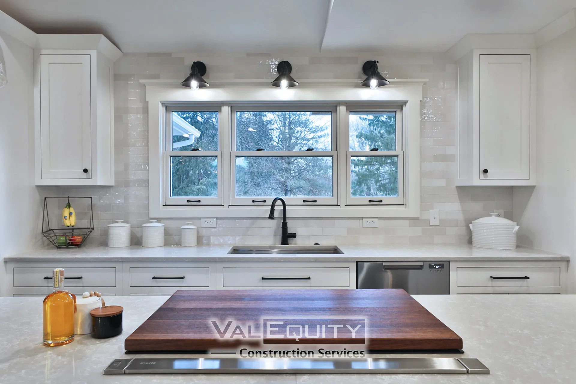 Compact kitchen layout with smart storage solutions and efficient design