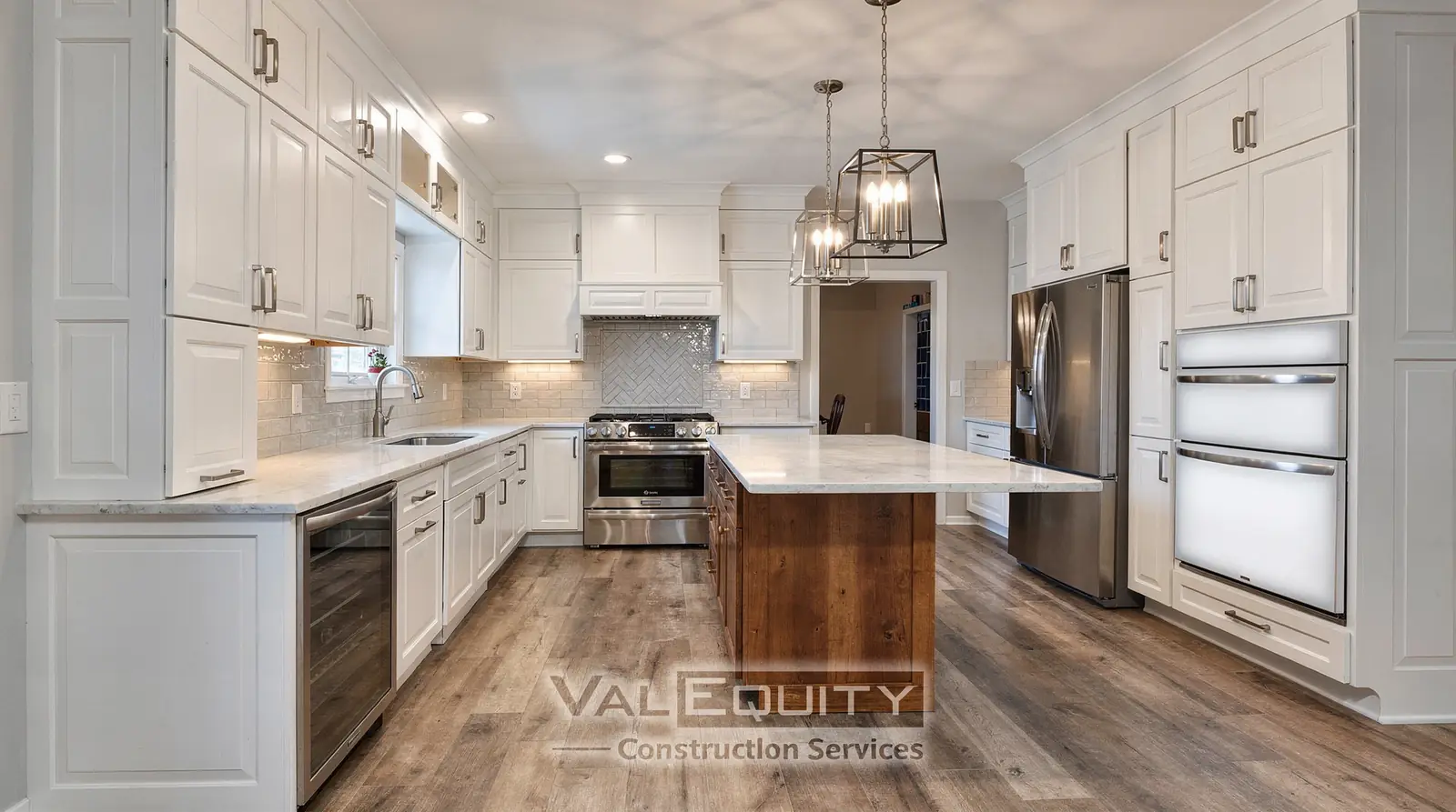 ValEquity Construction offers kitchen renovation and remodeling services that include material and finish guidance