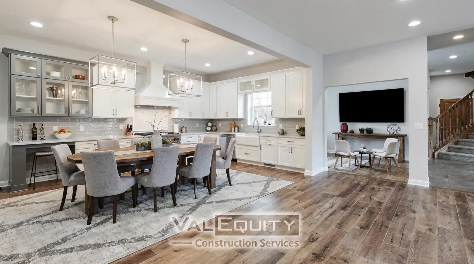 ValEquity Construction specializes in home additions requiring materials matched to existing structures.; ValEquity